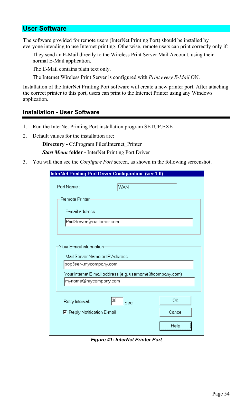 User software | TRENDnet TEW-P1U1P User Manual | Page 58 / 80