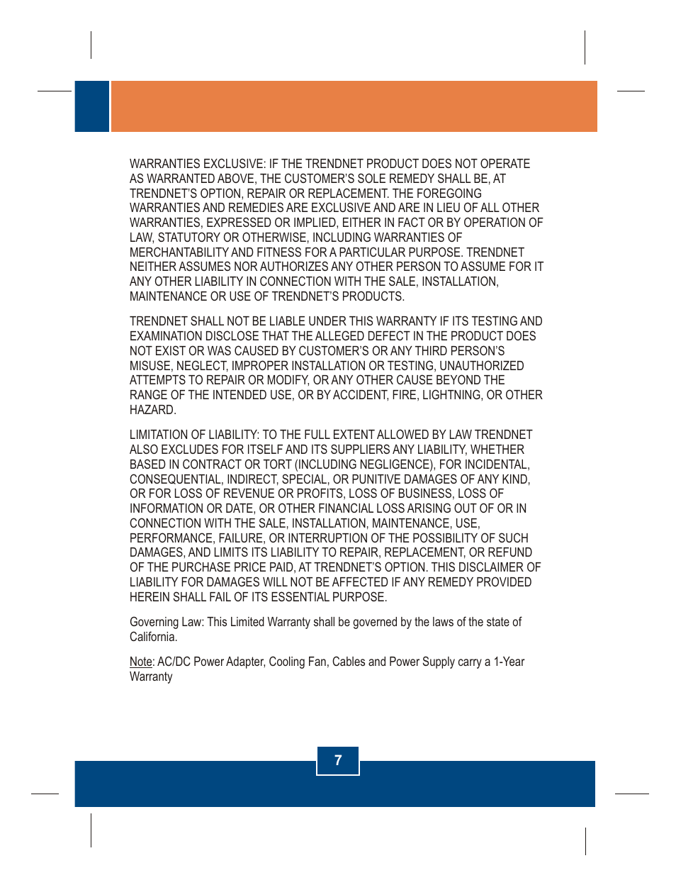 TRENDnet TEG-S5 User Manual | Page 9 / 11