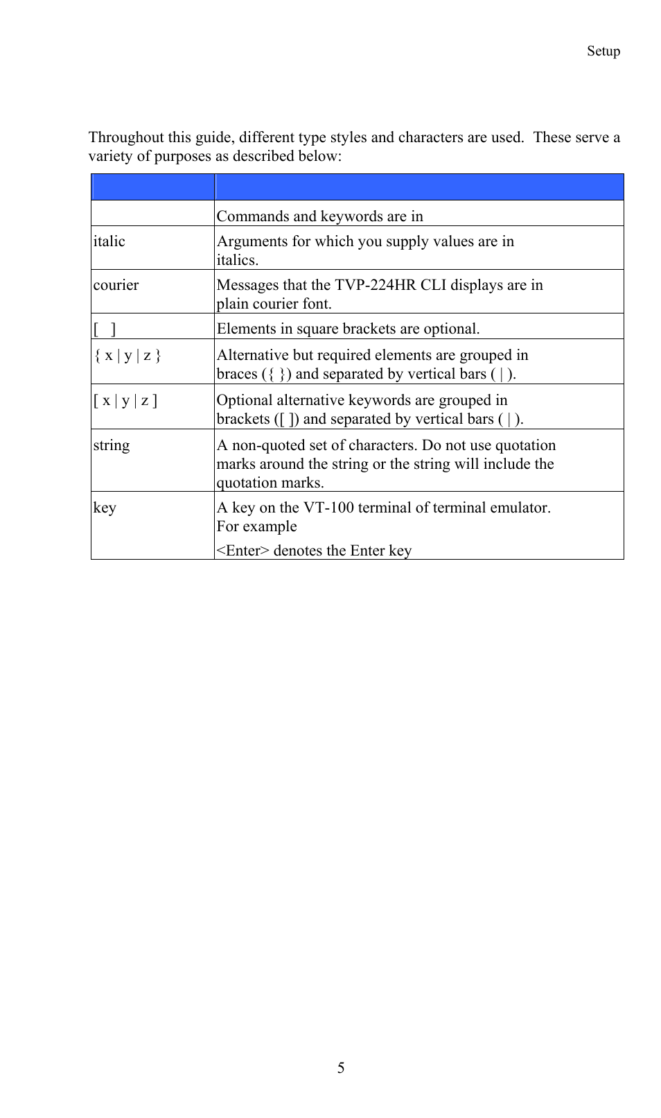 Notation conventions | TRENDnet TVP-224HR User Manual | Page 5 / 130