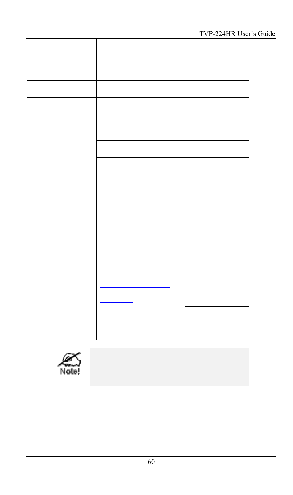 TRENDnet TVP-224HR User Manual | Page 60 / 130