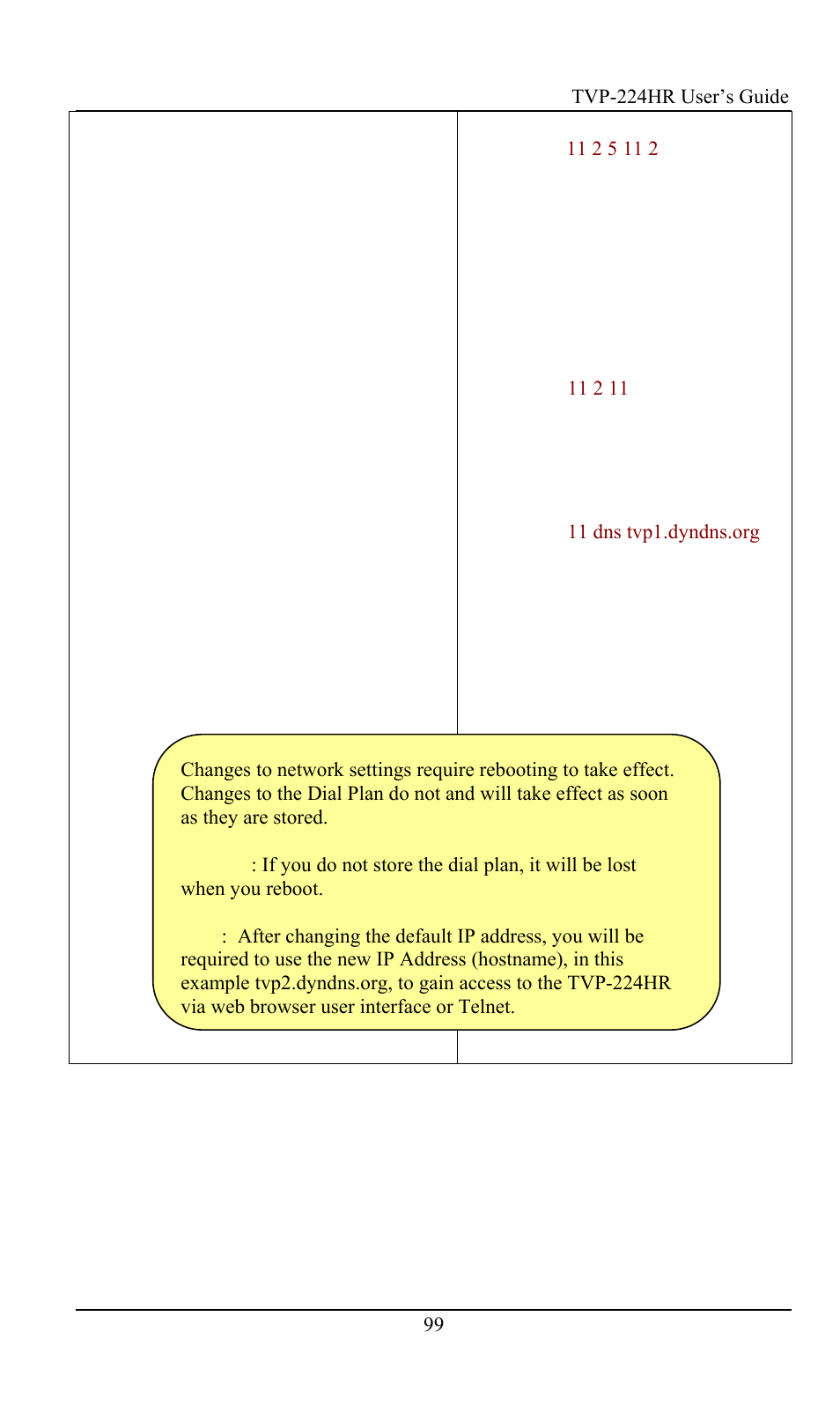 TRENDnet TVP-224HR User Manual | Page 99 / 130