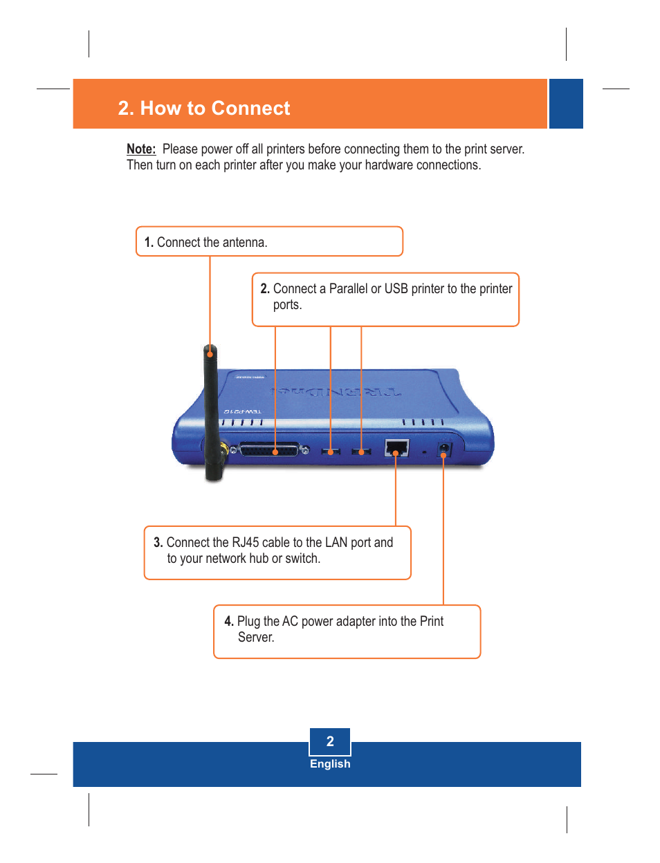 How to connect | TRENDnet TEW-P21G User Manual | Page 4 / 11