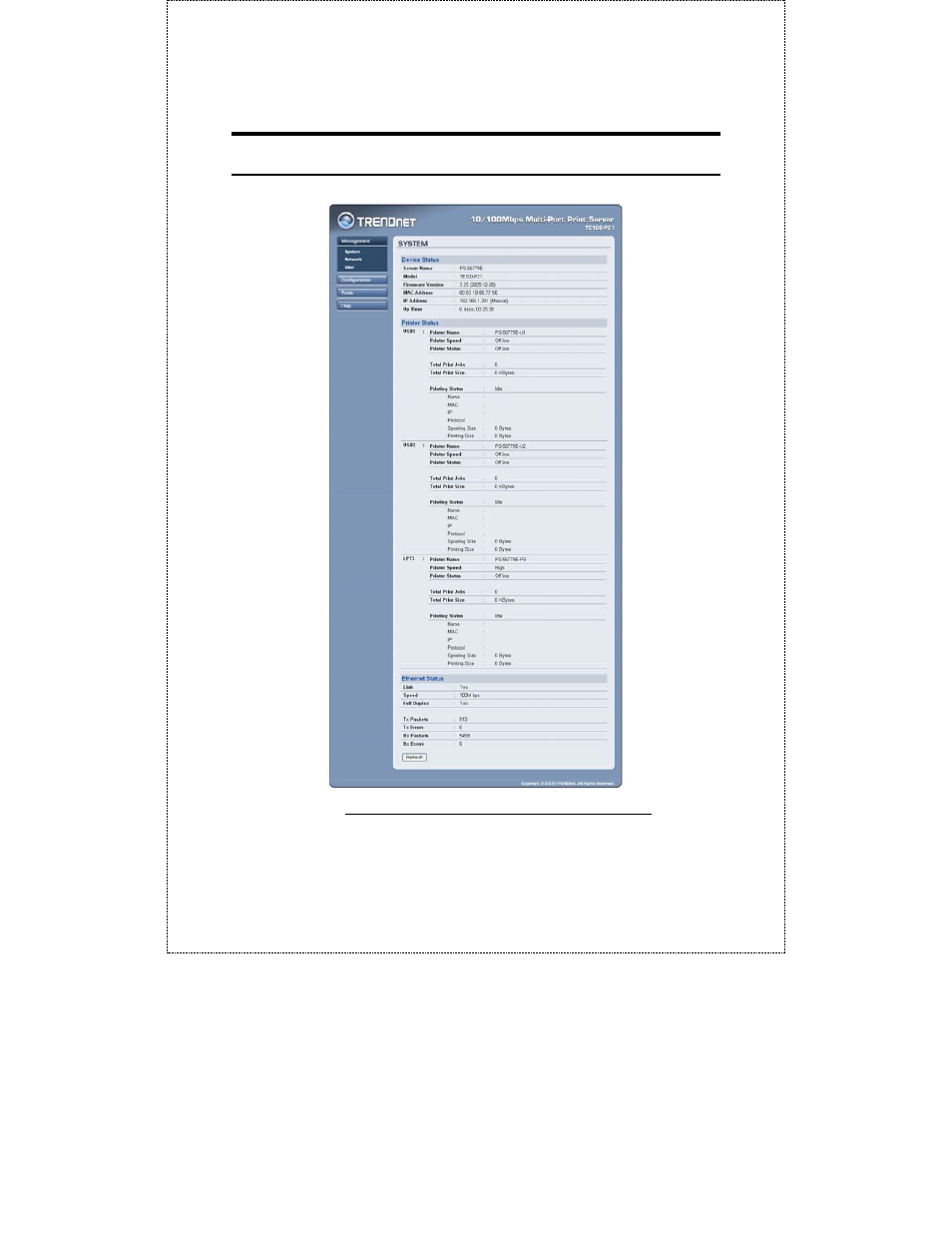 Management | TRENDnet TE100-P21 User Manual | Page 44 / 110