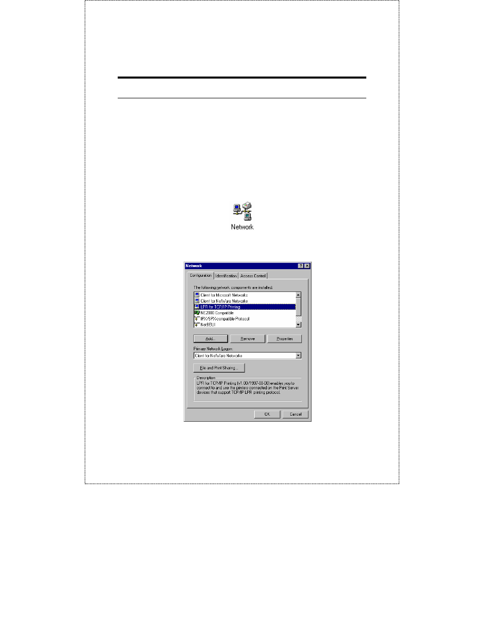 Adding lpr printer ports | TRENDnet TE100-P21 User Manual | Page 71 / 110
