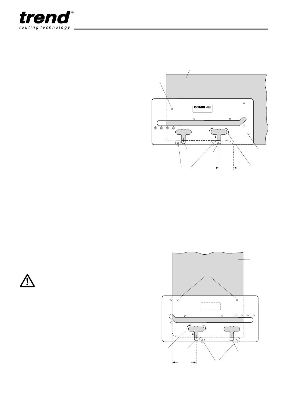 Cutting the bolt recesses, Combi 650 | TRENDnet trend COMBI 650 User Manual | Page 12 / 16