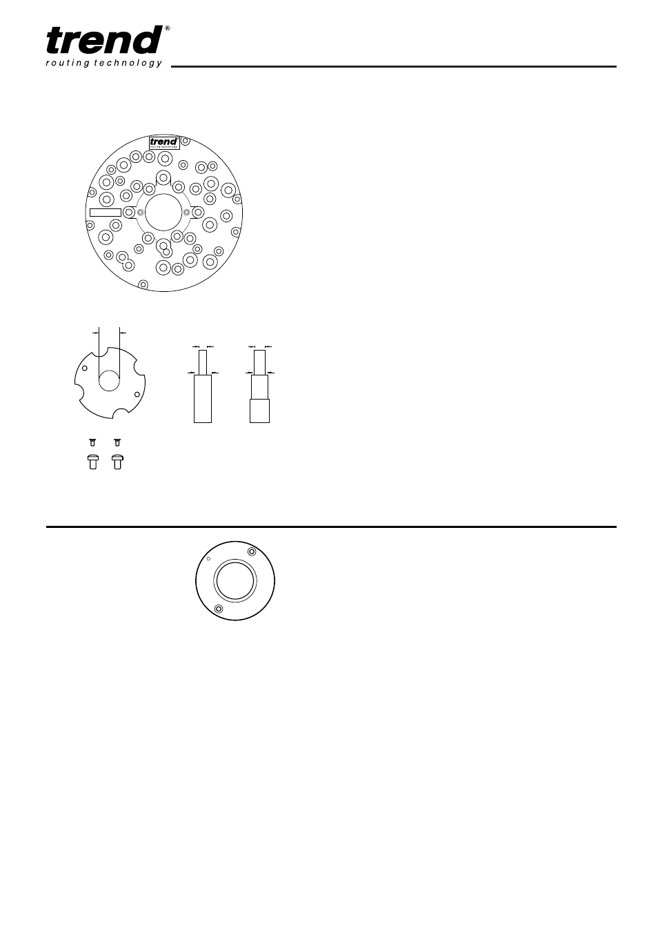 Combi 650, Unibase comprises the following, Gb30 30mm guide bush | TRENDnet trend COMBI 650 User Manual | Page 5 / 16