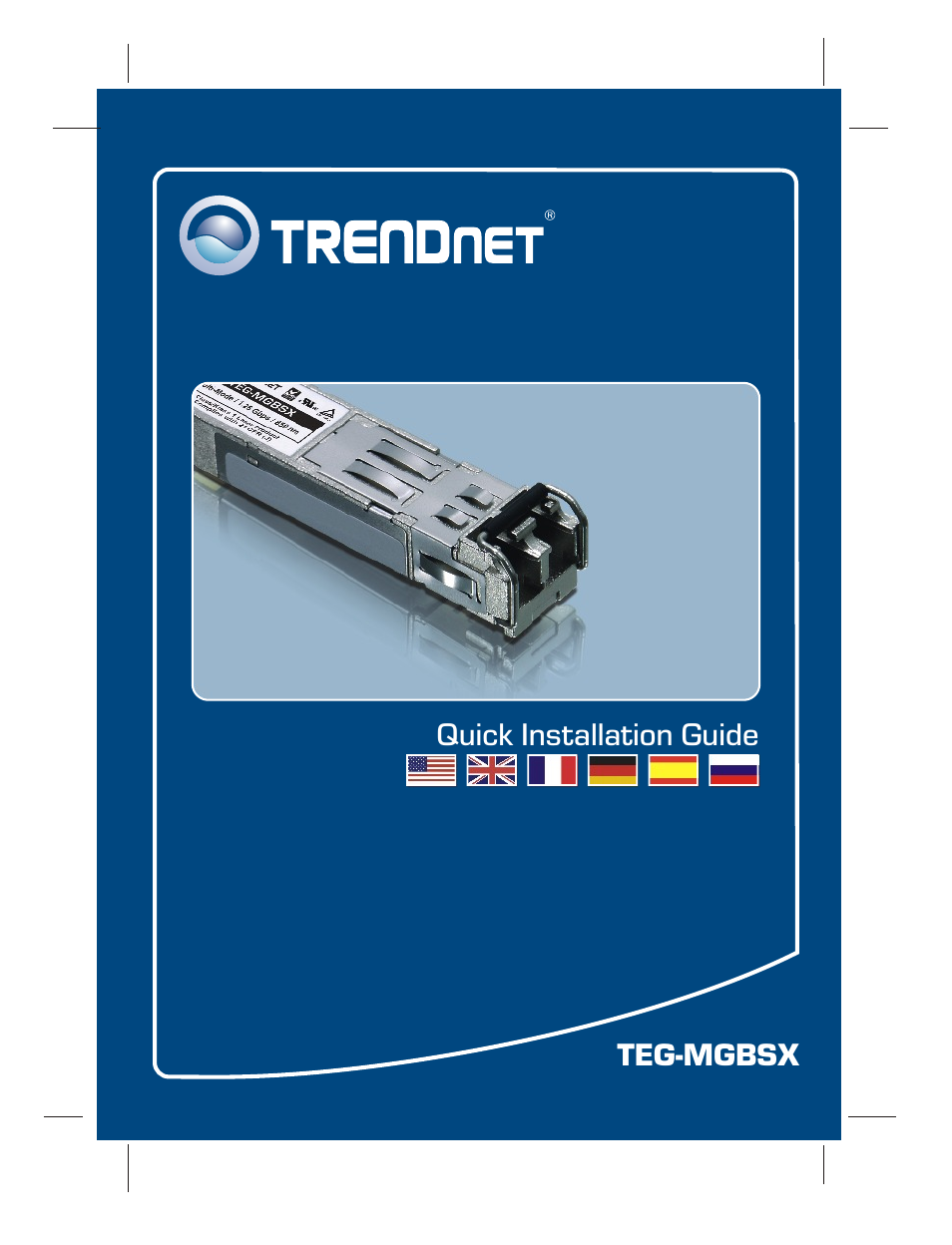 TRENDnet TEG-MGBSX User Manual | 9 pages