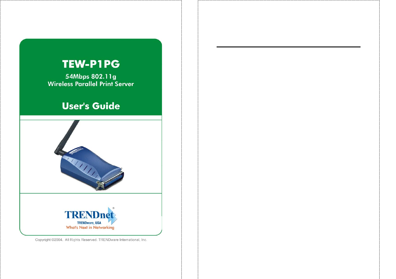 TRENDnet TEW-P1PG User Manual | 31 pages