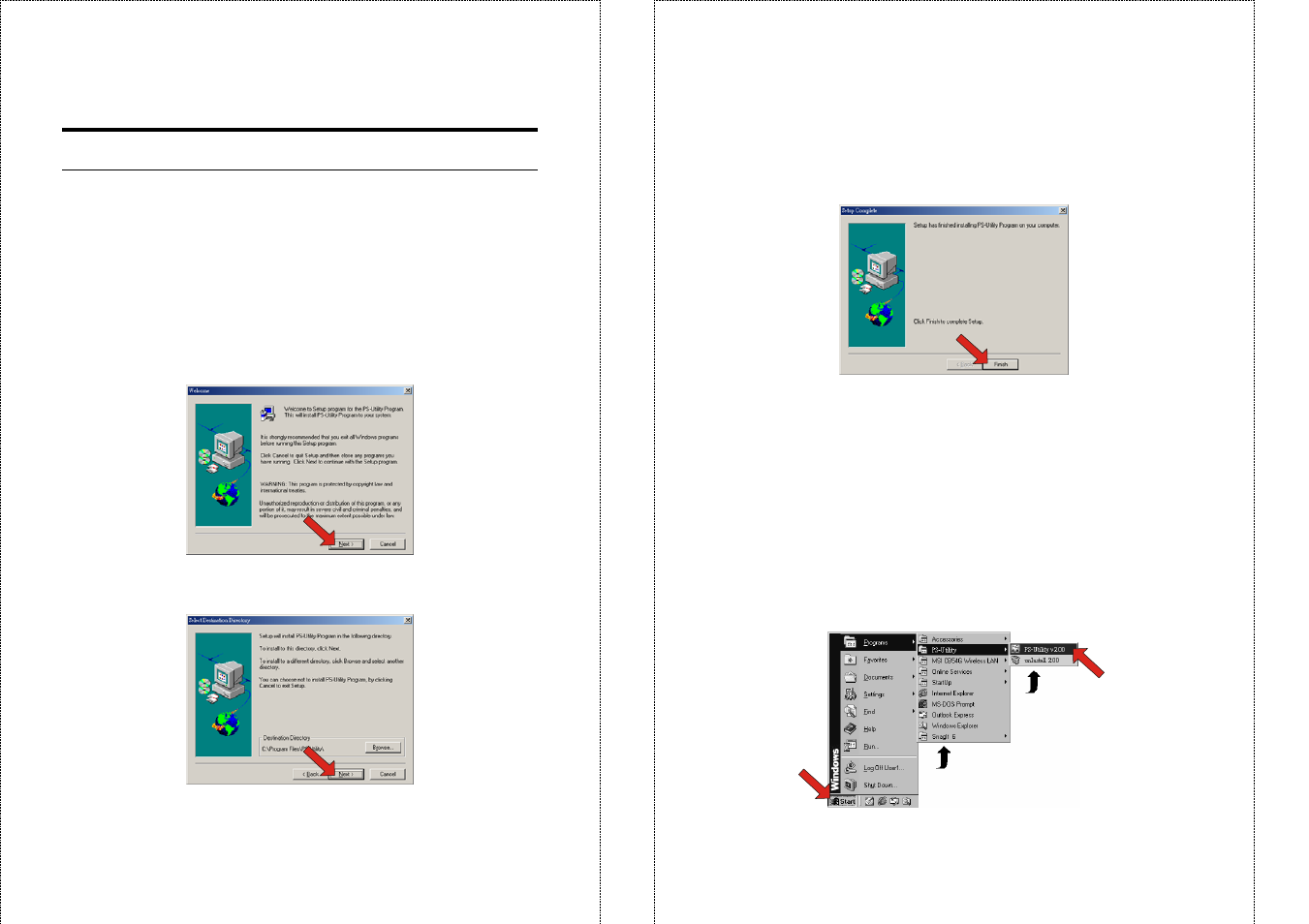 Ps-utility, Installing ps-utility, Using ps-utility | TRENDnet TEW-P1PG User Manual | Page 8 / 31