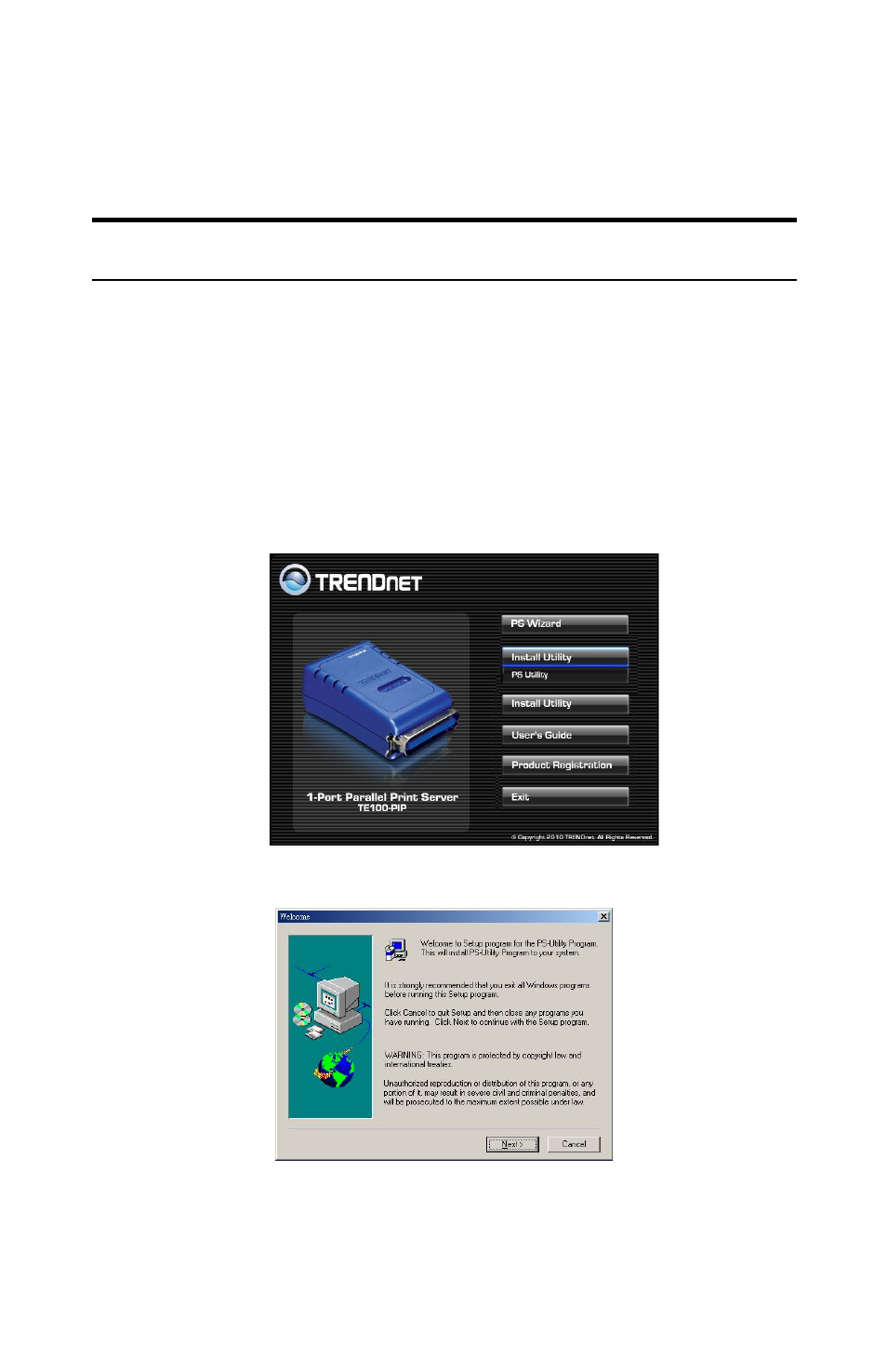 Ps-utility, Installing ps-utility | TRENDnet TE100-PIP User Manual | Page 15 / 113
