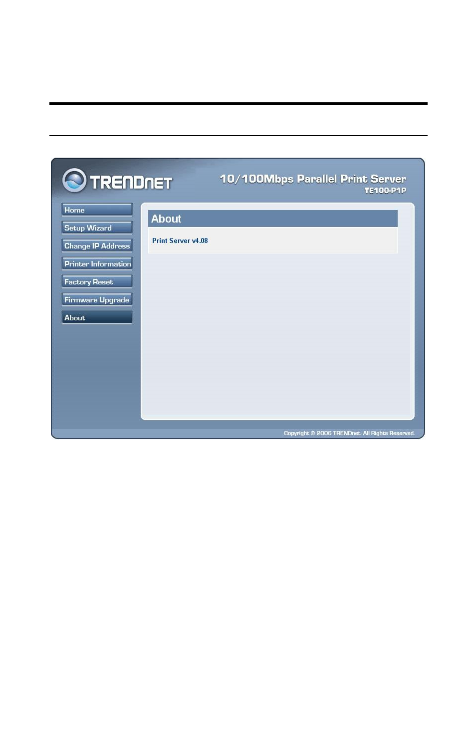 About | TRENDnet TE100-PIP User Manual | Page 37 / 113