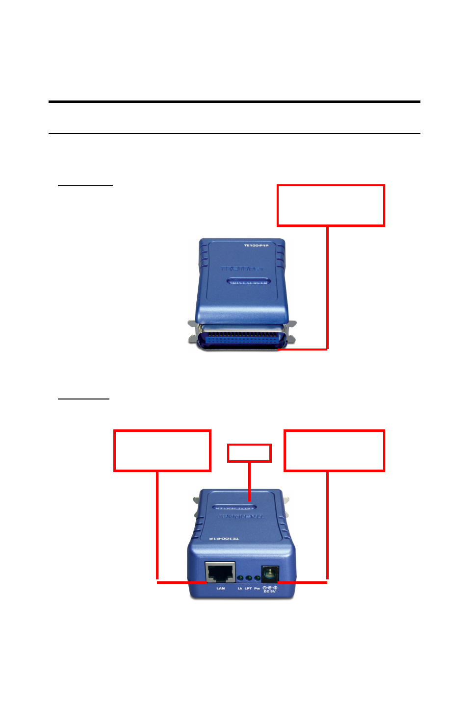Product view | TRENDnet TE100-PIP User Manual | Page 9 / 113