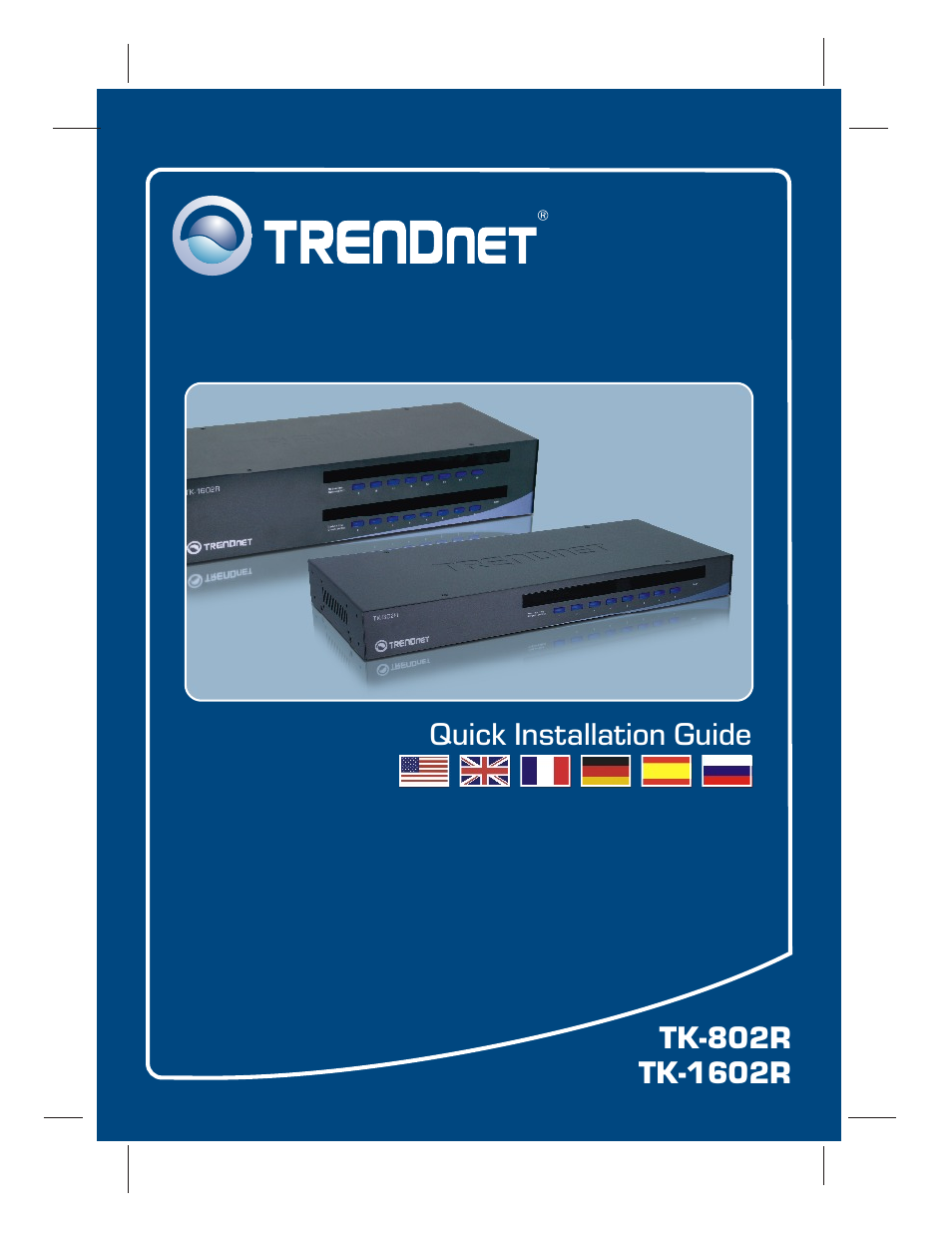 TRENDnet TK-802R User Manual | 16 pages