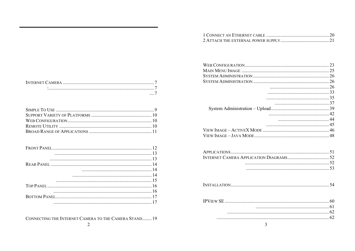 Able of, Ontents | TRENDnet TV-IP100 User Manual | Page 2 / 55