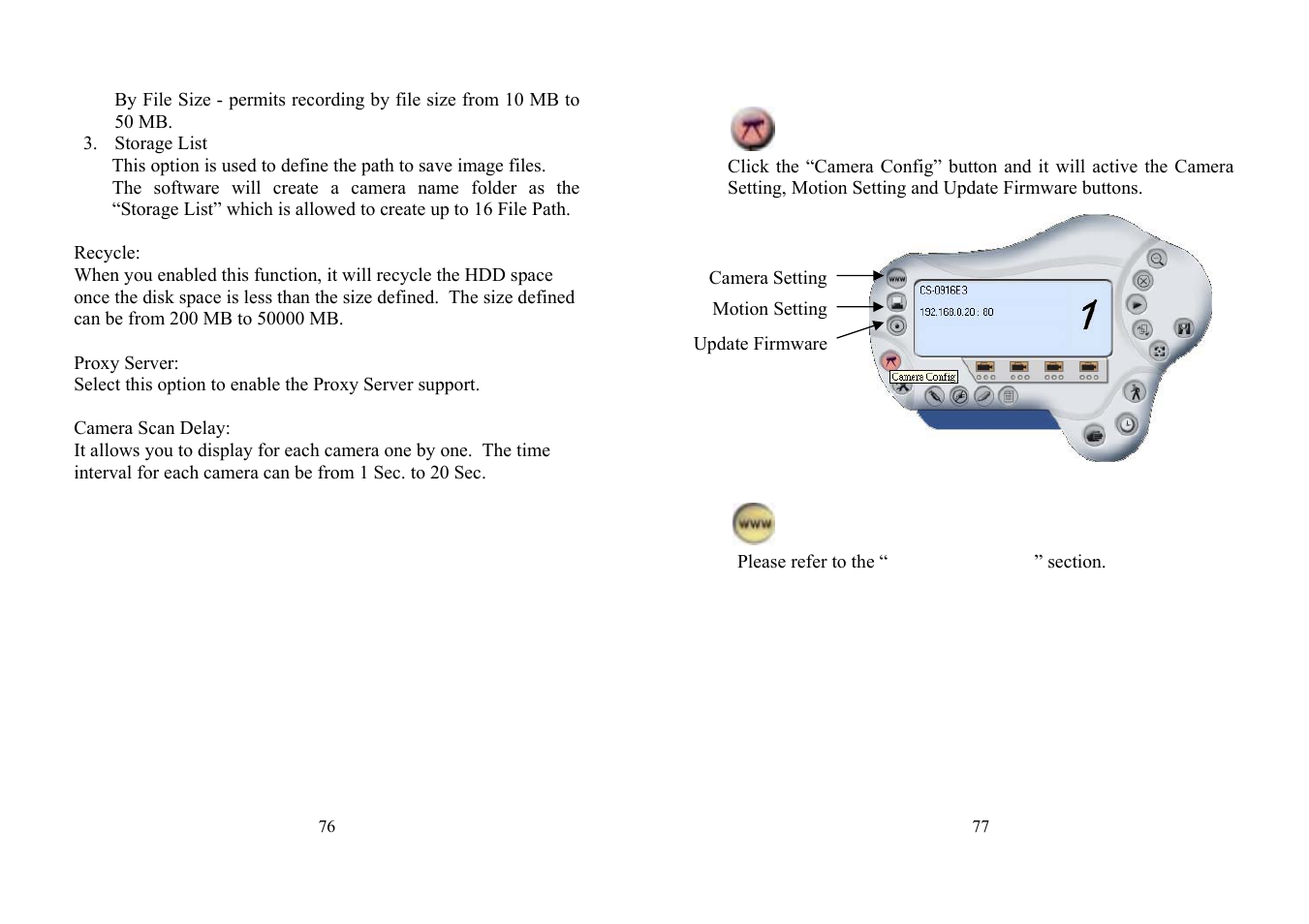 Camera configure, Camera setting | TRENDnet TV-IP100 User Manual | Page 39 / 55