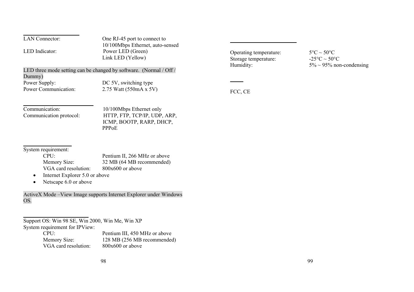 TRENDnet TV-IP100 User Manual | Page 50 / 55