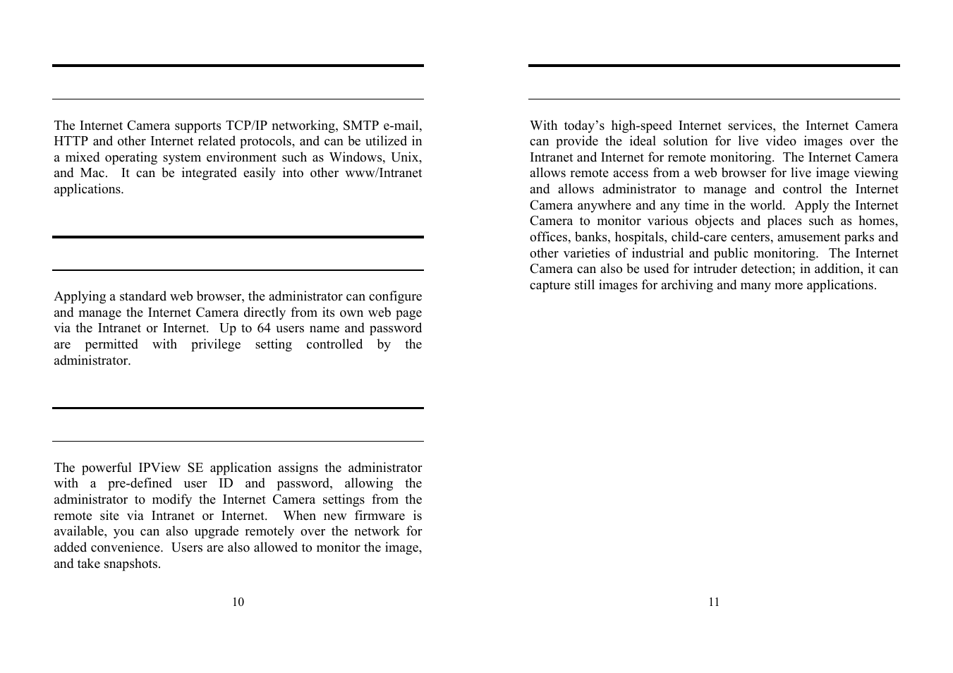 Support variety of platforms, Web configuration, Remote utility | Broad range of applications | TRENDnet TV-IP100 User Manual | Page 6 / 55