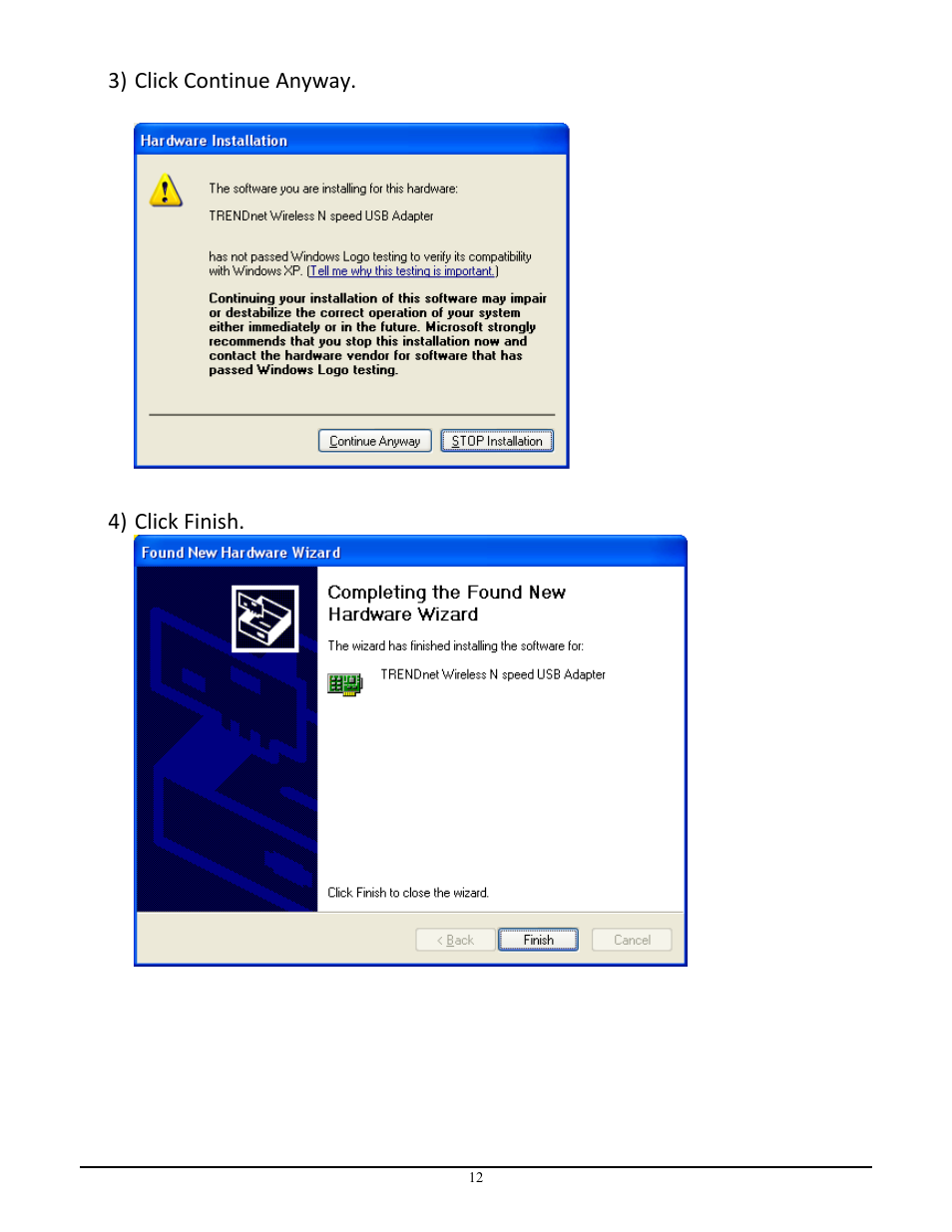 TRENDnet NSPEED TEW-649UB User Manual | Page 13 / 32
