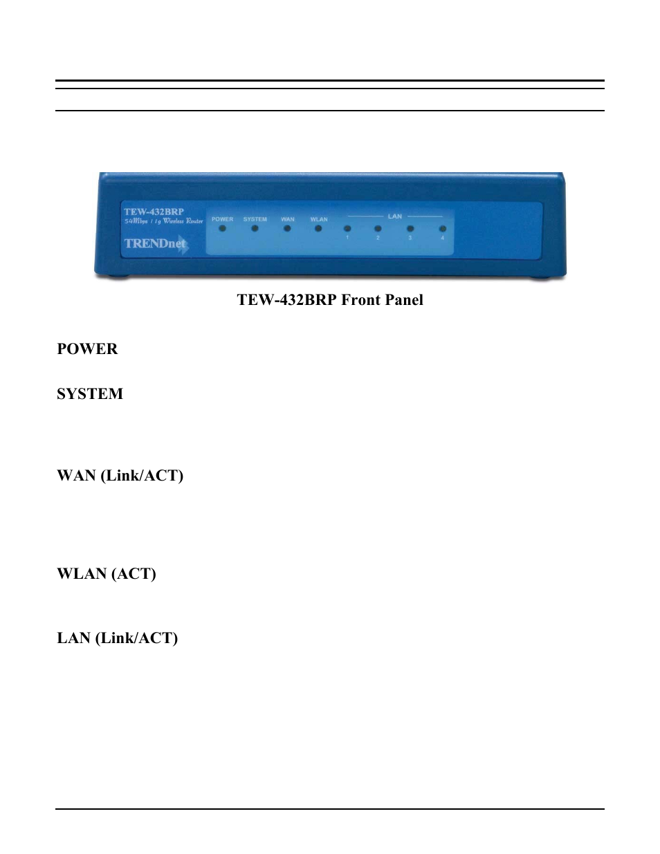 Hardware installation | TRENDnet TEW-432BRP User Manual | Page 11 / 61