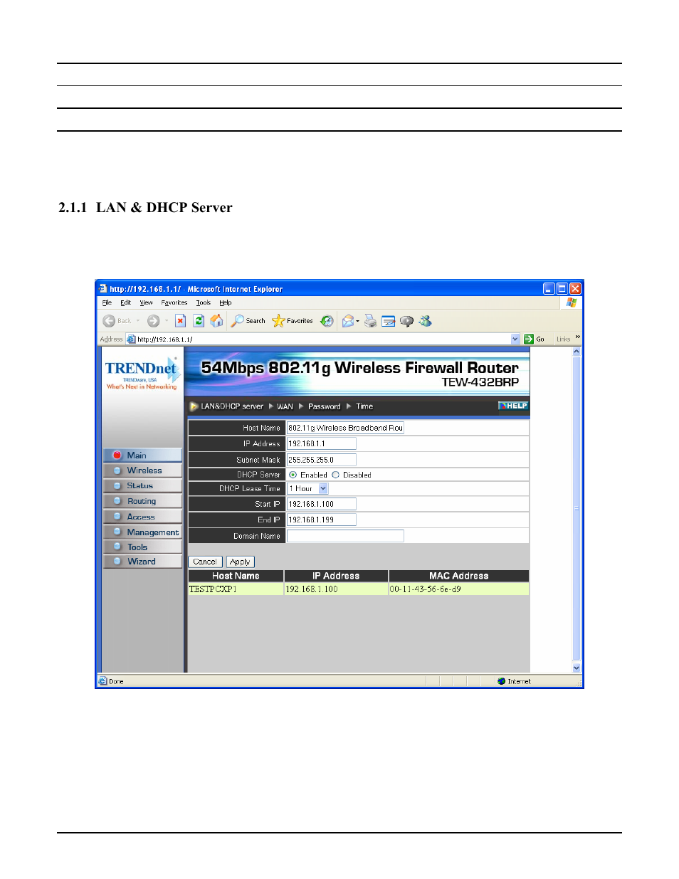 Advance setup | TRENDnet TEW-432BRP User Manual | Page 27 / 61