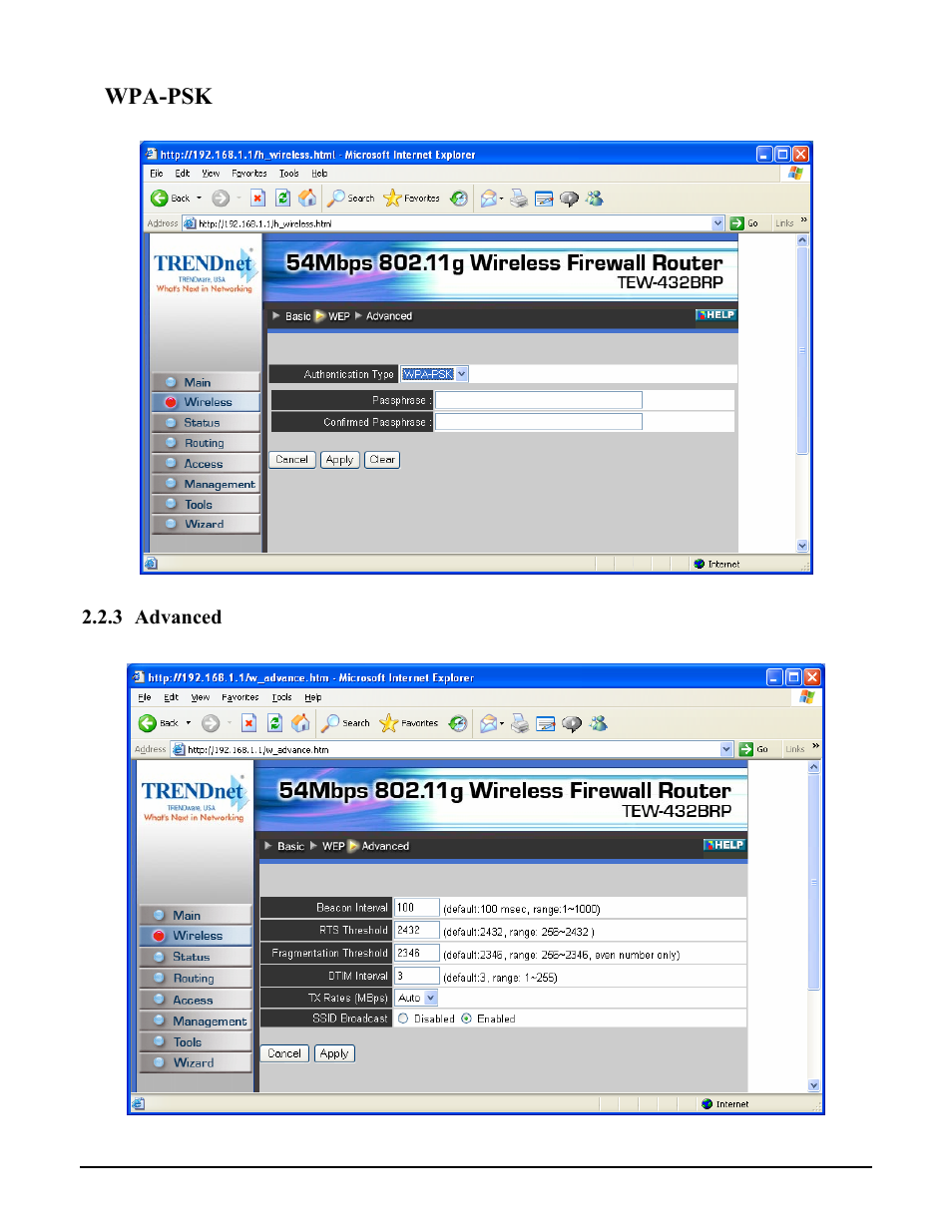 TRENDnet TEW-432BRP User Manual | Page 34 / 61