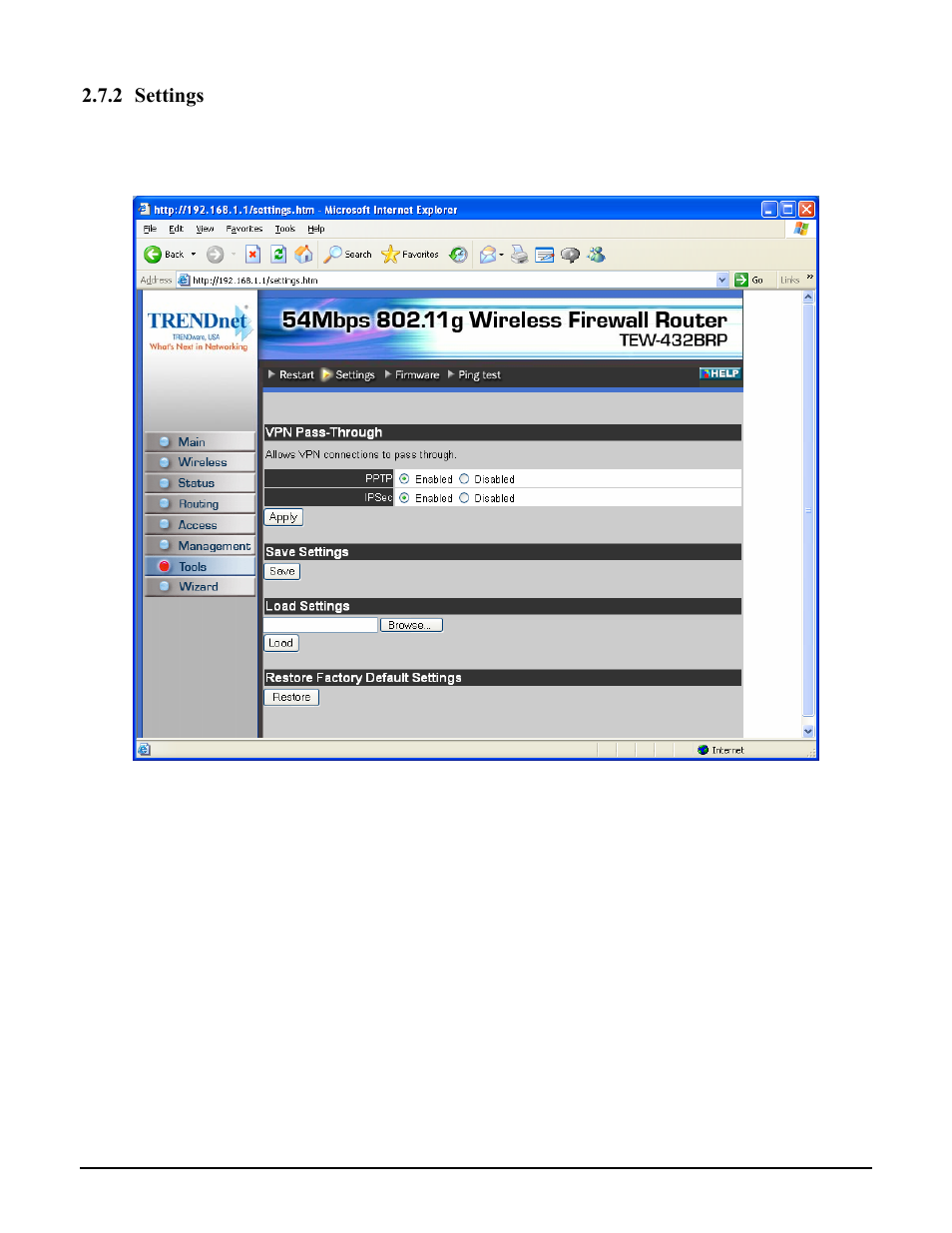 TRENDnet TEW-432BRP User Manual | Page 55 / 61