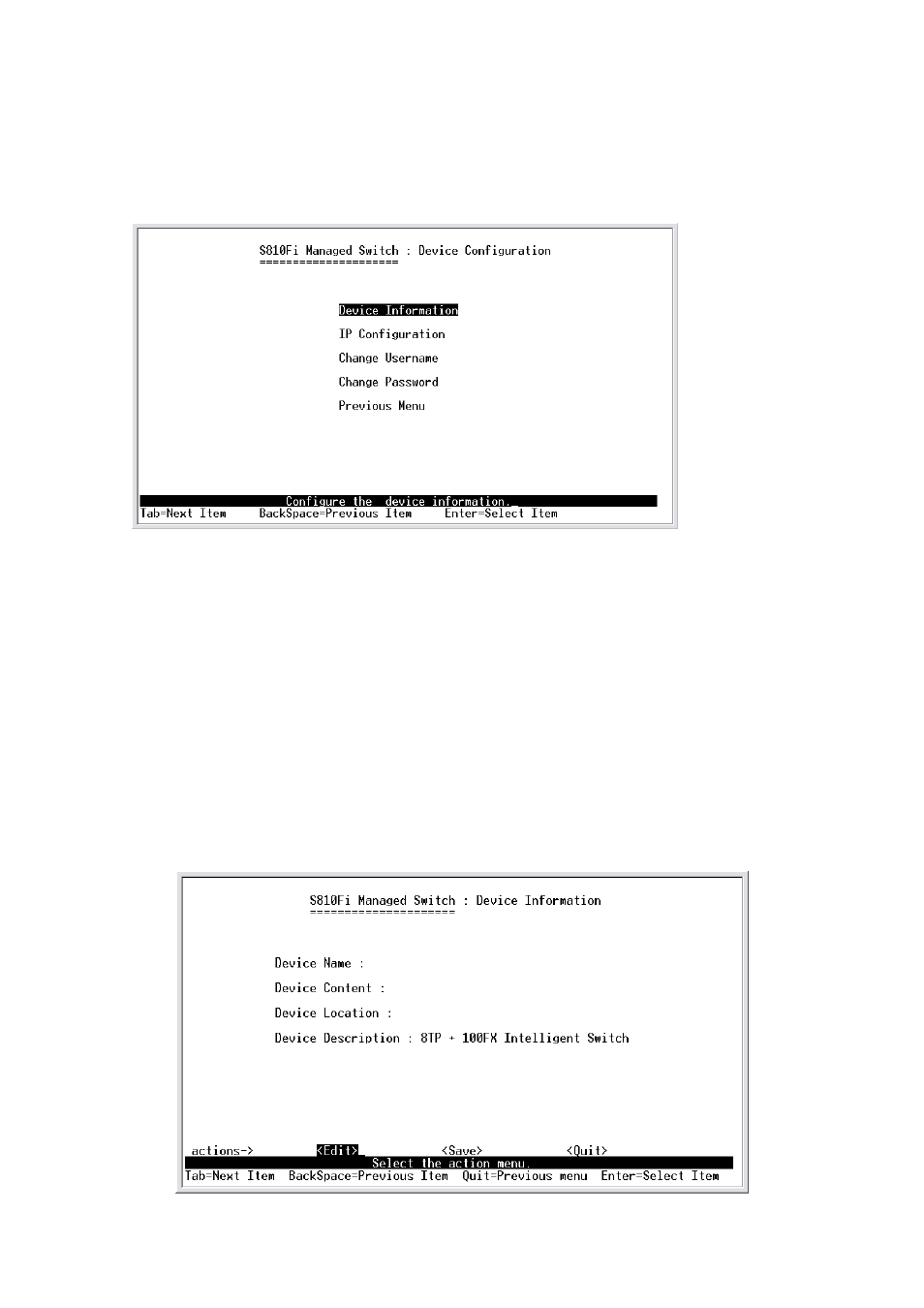 3-1. administration configuration, 3-1-1. device information | TRENDnet TE100 S810Fi User Manual | Page 22 / 84