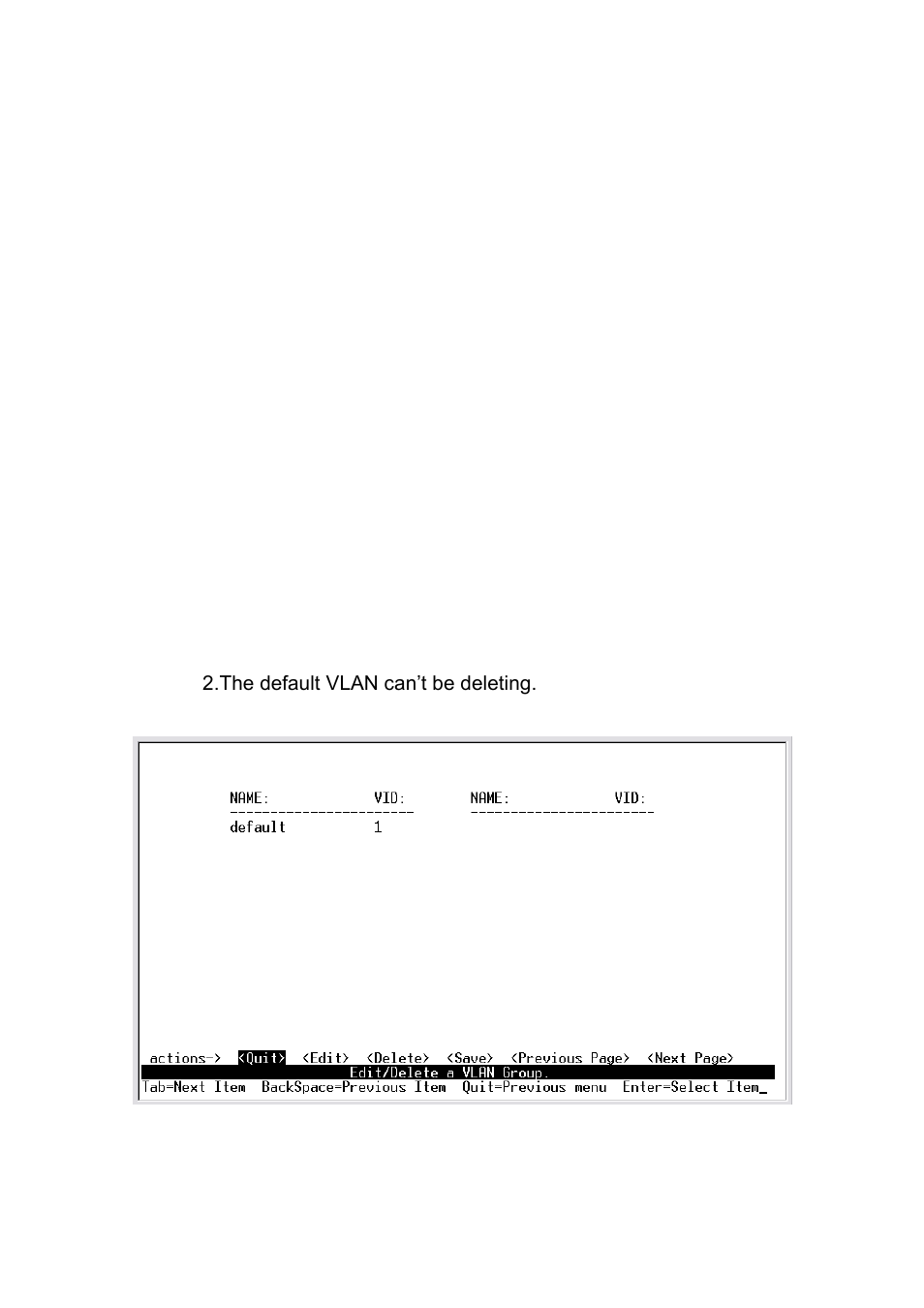 3-4-3. edit / delete a vlan group | TRENDnet TE100 S810Fi User Manual | Page 29 / 84