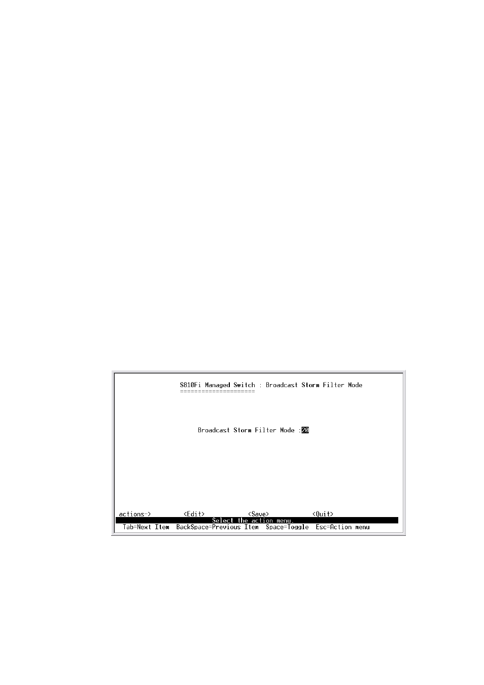 3-7-3.broadcast storm filtering | TRENDnet TE100 S810Fi User Manual | Page 35 / 84