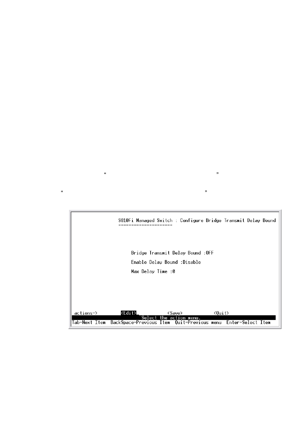 3-7-4.max bridge transmit delay bound | TRENDnet TE100 S810Fi User Manual | Page 36 / 84