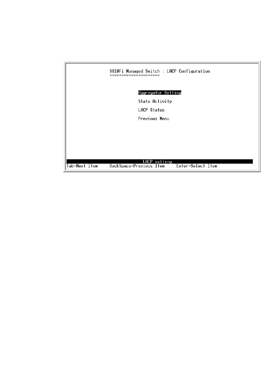 4-4.lacp, 4-4-1.aggregator setting | TRENDnet TE100 S810Fi User Manual | Page 44 / 84