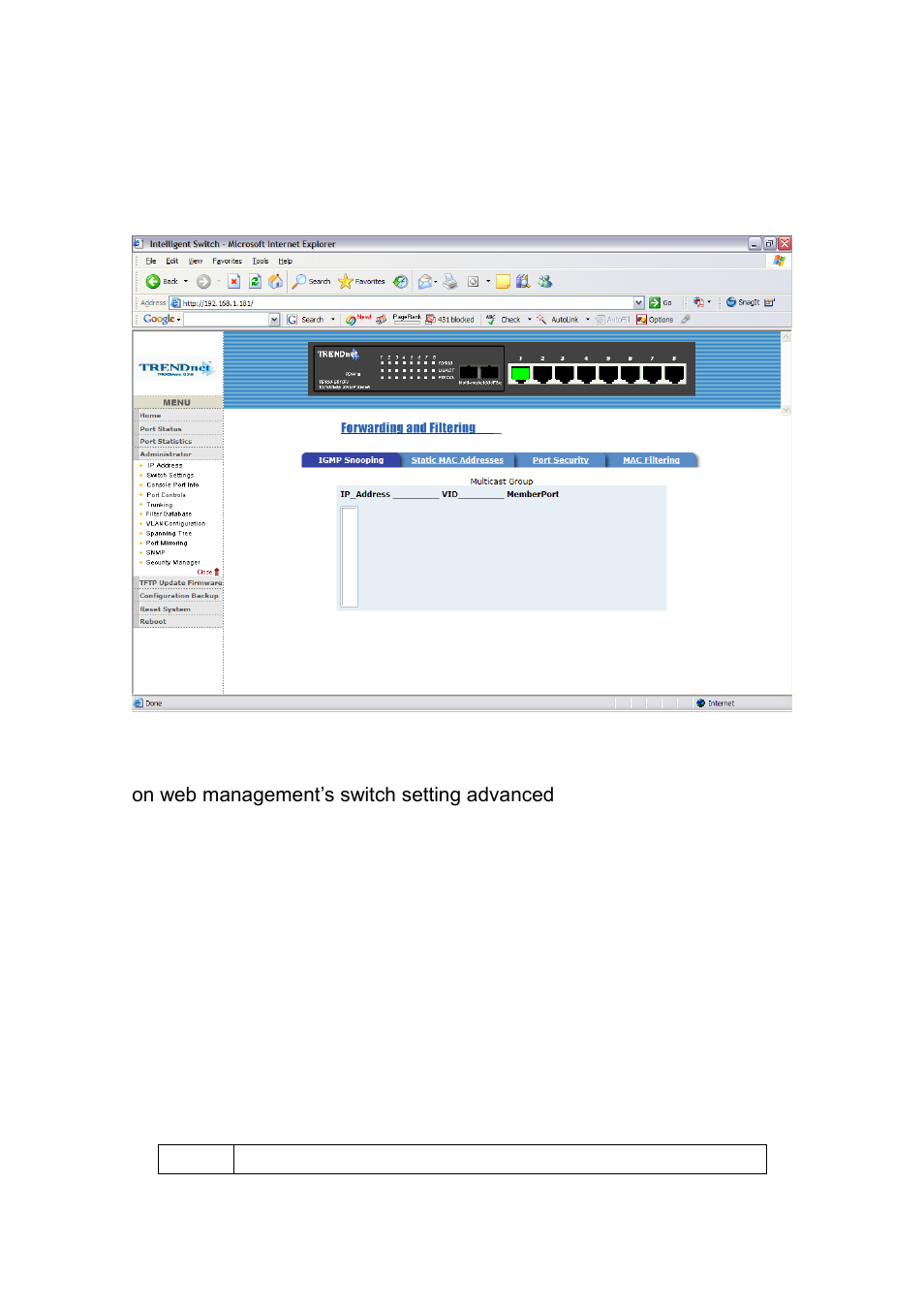 TRENDnet TE100 S810Fi User Manual | Page 64 / 84