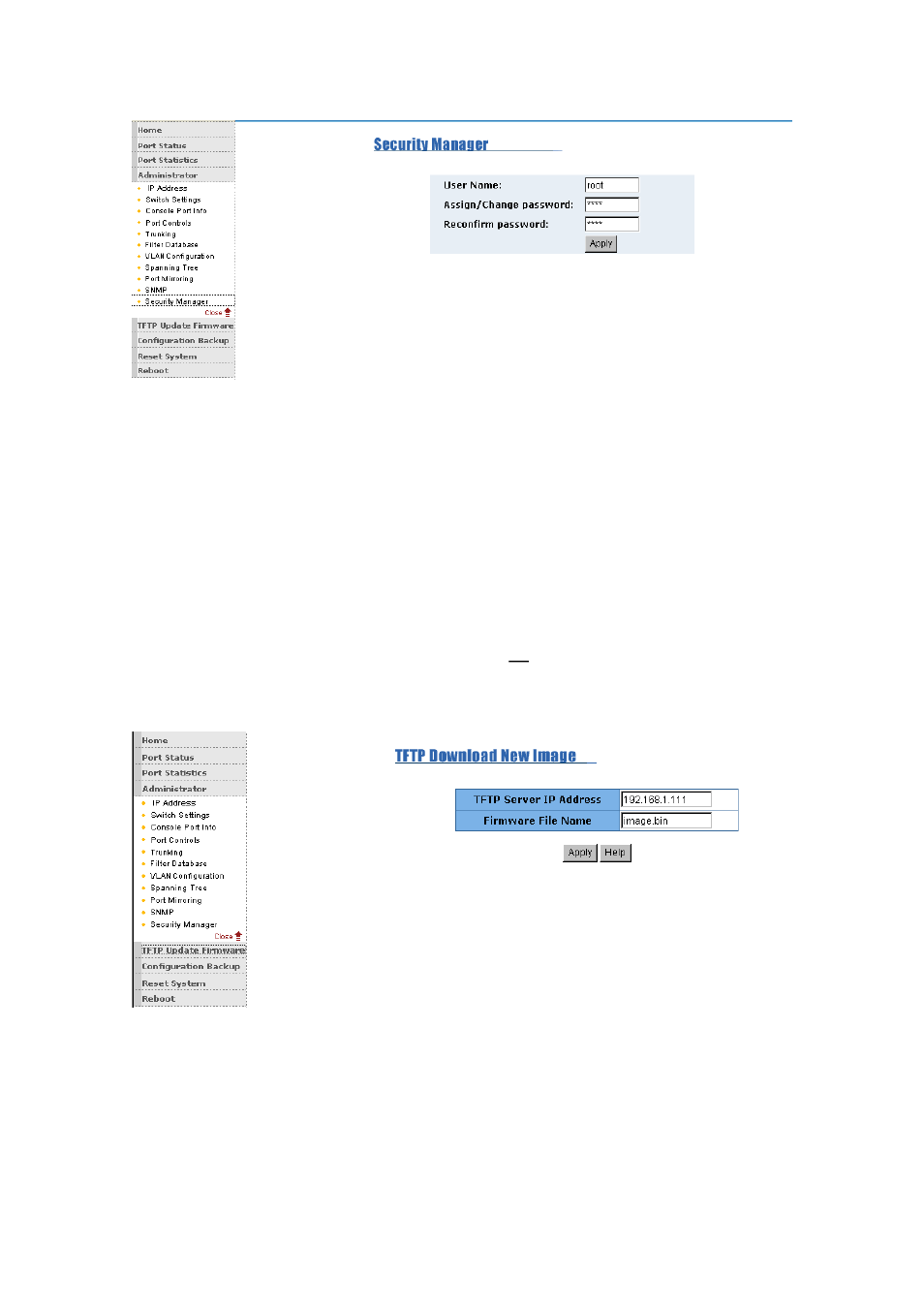 4-12. tftp update firmware | TRENDnet TE100 S810Fi User Manual | Page 75 / 84