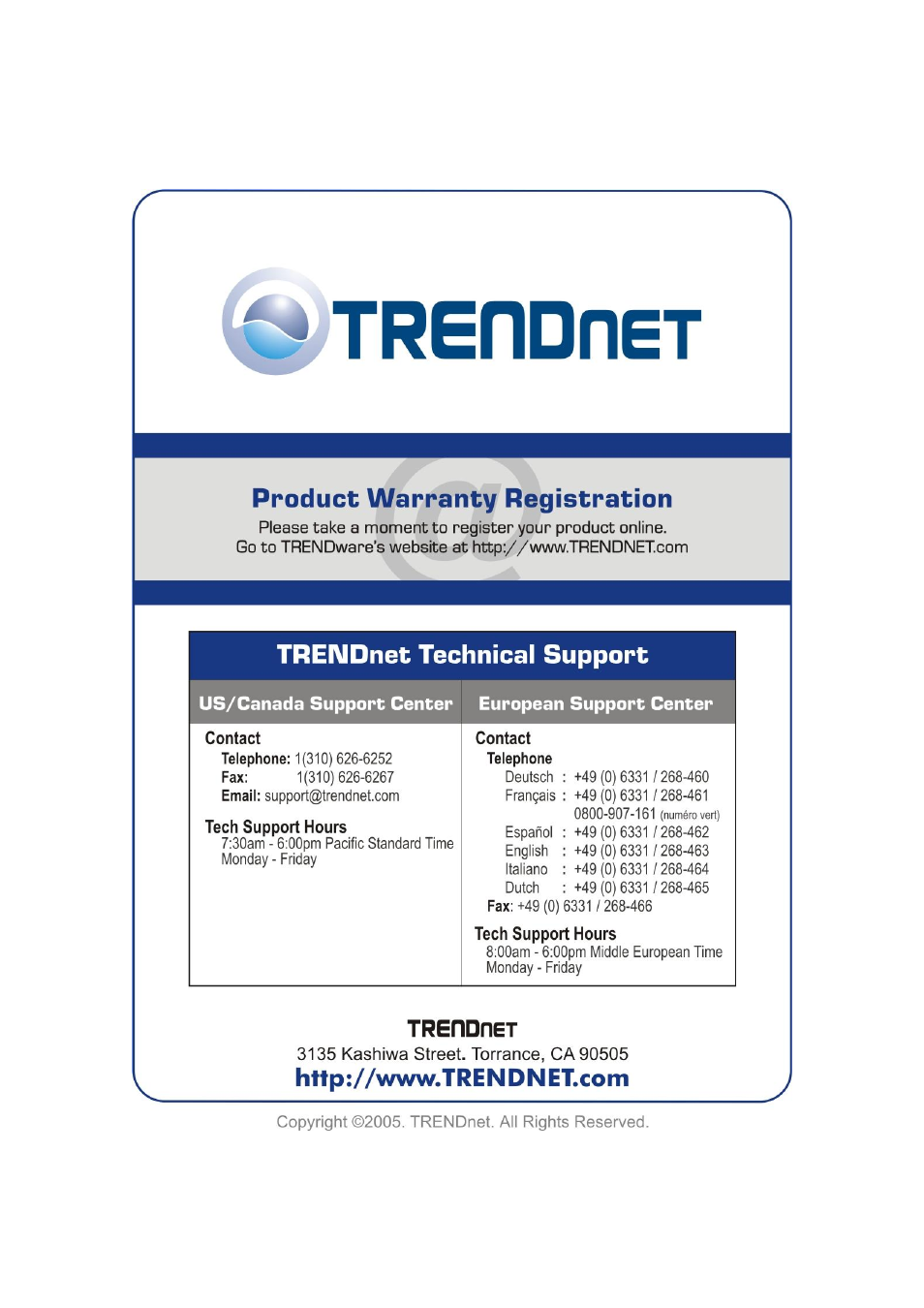 TRENDnet TE100 S810Fi User Manual | Page 84 / 84