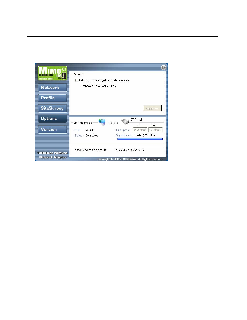 Disabling the wireless client utility | TRENDnet TEW-603PI User Manual | Page 17 / 44