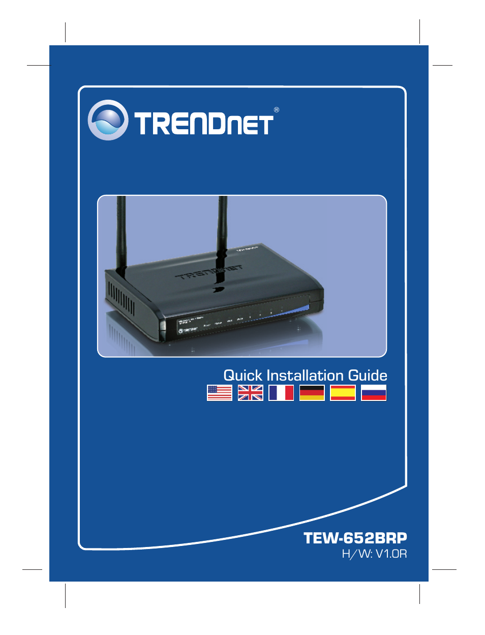 TRENDnet TEW-652BRP User Manual | 12 pages