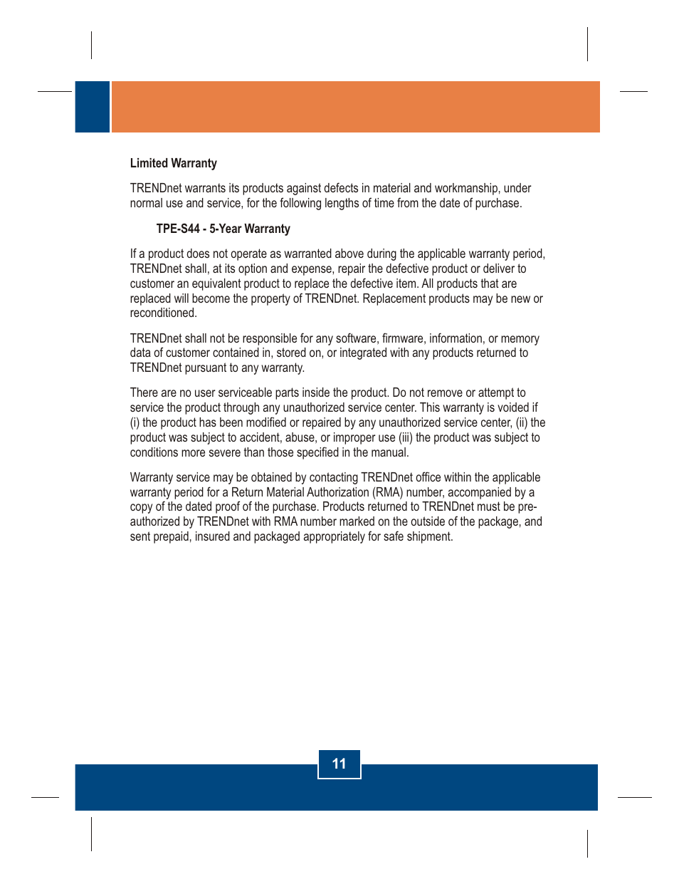 TRENDnet TPE-S44 User Manual | Page 13 / 16