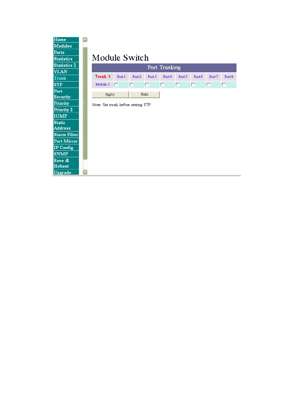 Stp (spanning tree protocol) | TRENDnet TEG-S4000I User Manual | Page 41 / 71