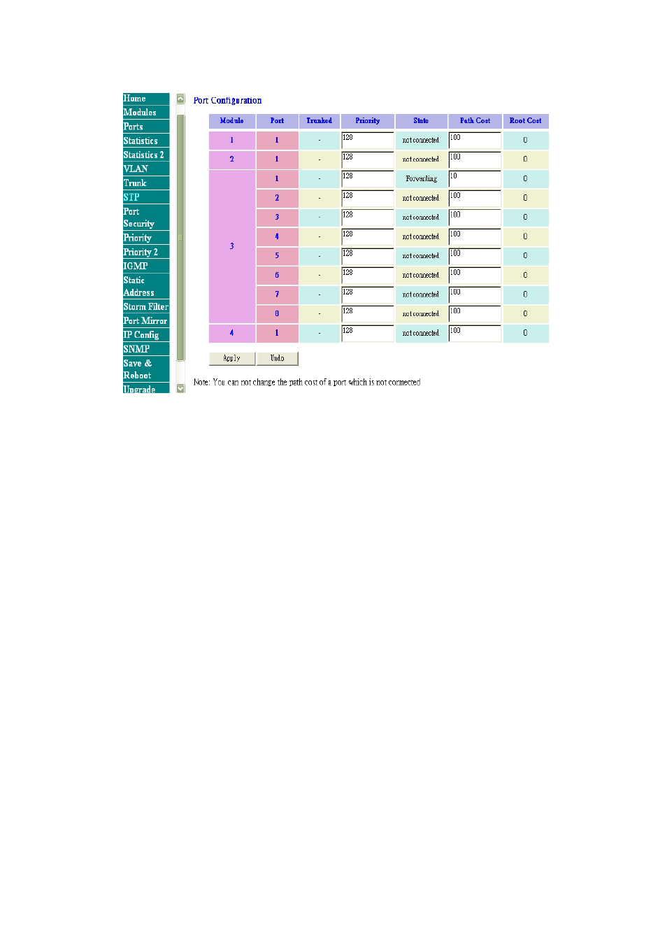 TRENDnet TEG-S4000I User Manual | Page 44 / 71