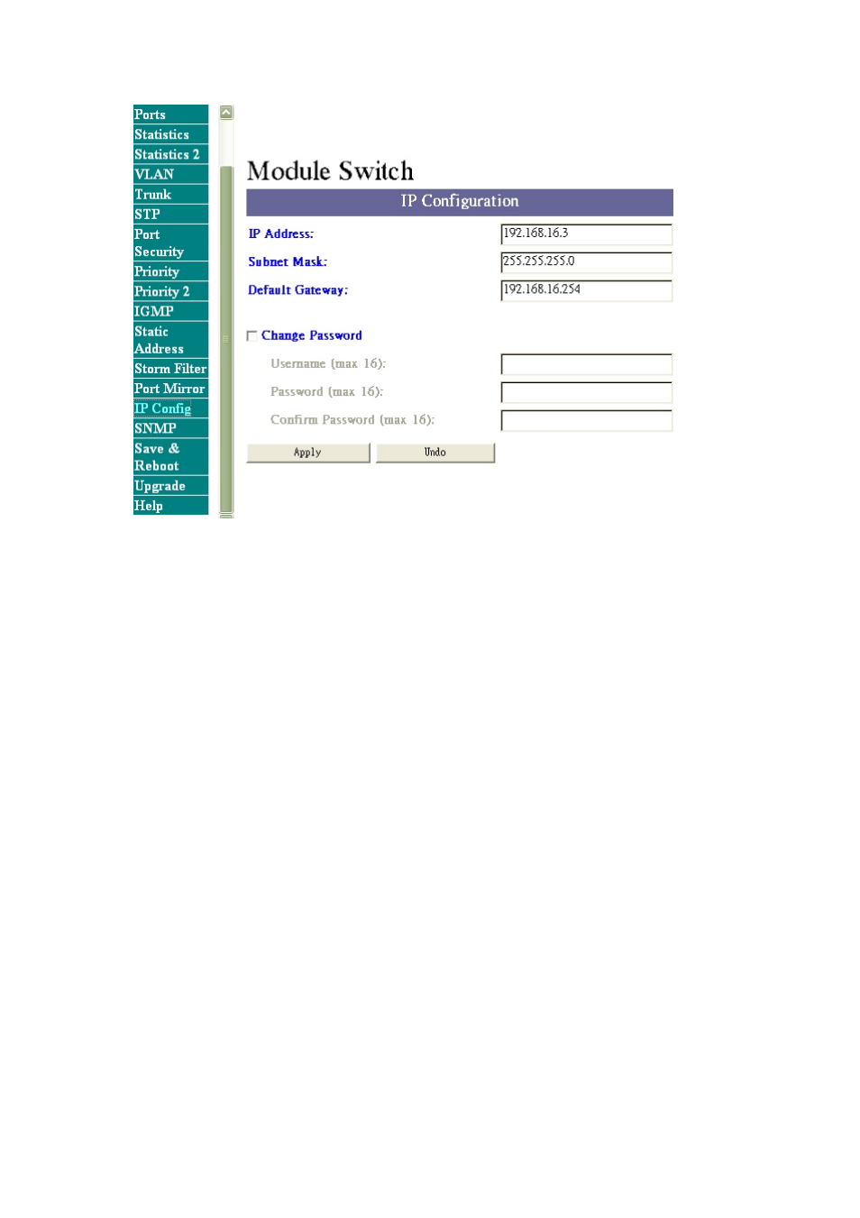 Snmp | TRENDnet TEG-S4000I User Manual | Page 53 / 71