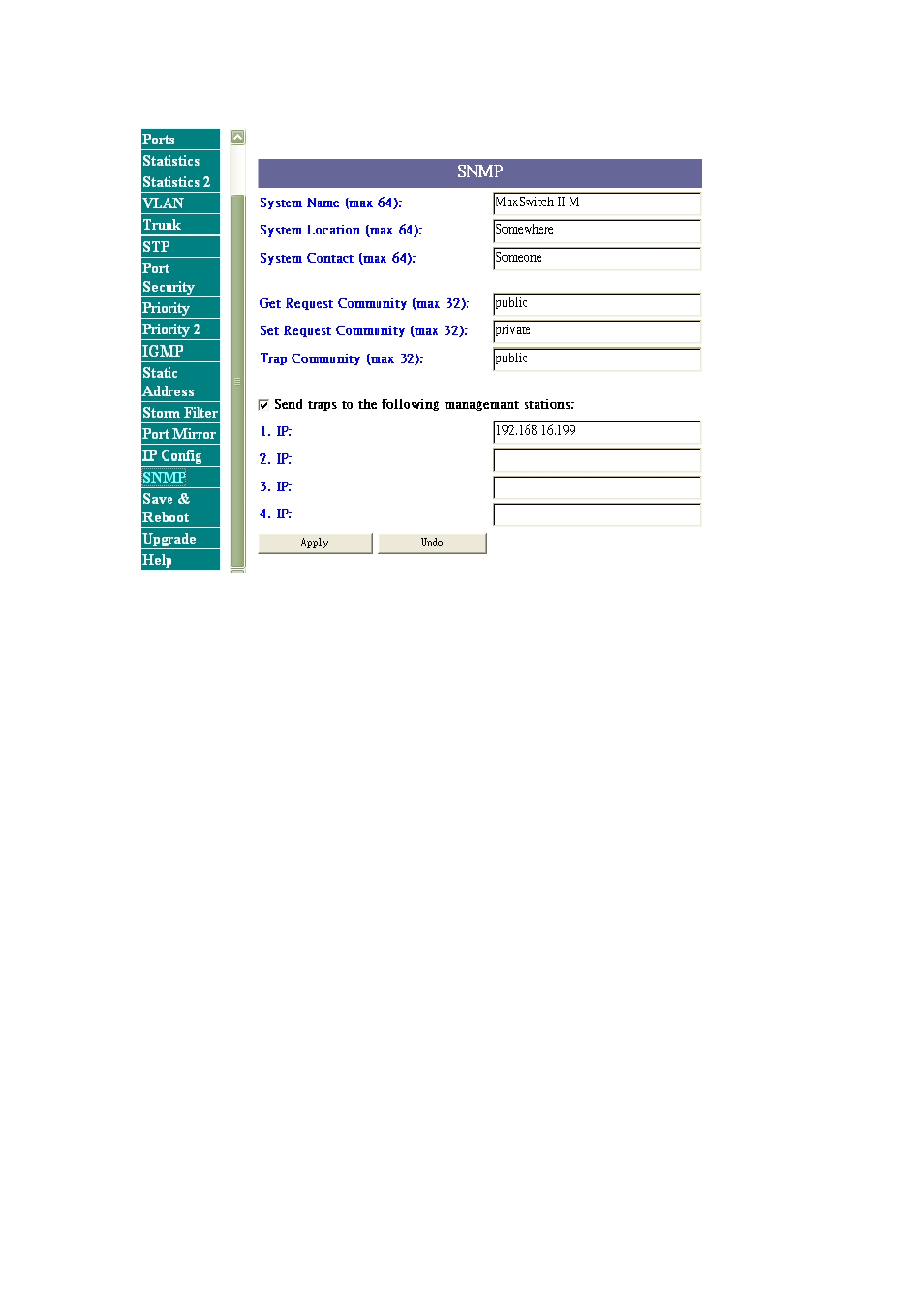 Save and reboot | TRENDnet TEG-S4000I User Manual | Page 54 / 71