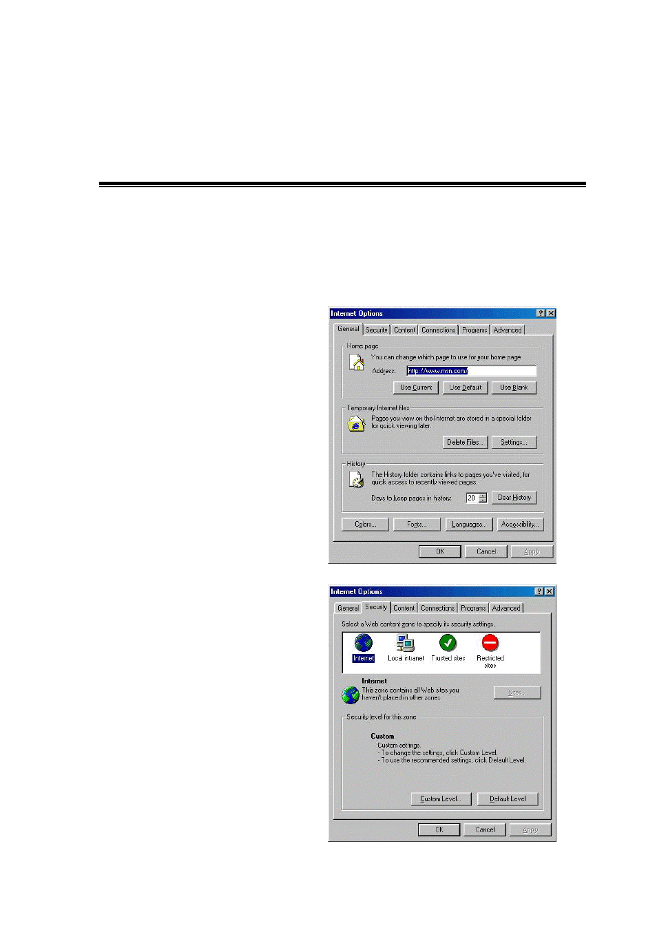 Appendix a. internet explorer setting | TRENDnet TEG-S4000I User Manual | Page 61 / 71