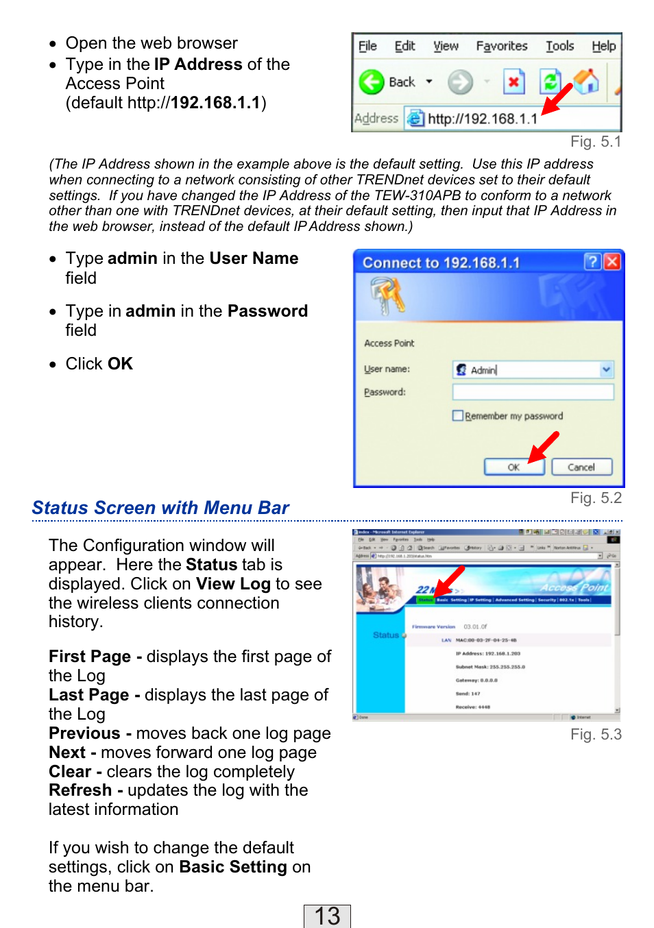 TRENDnet TEW-310APB User Manual | Page 13 / 46