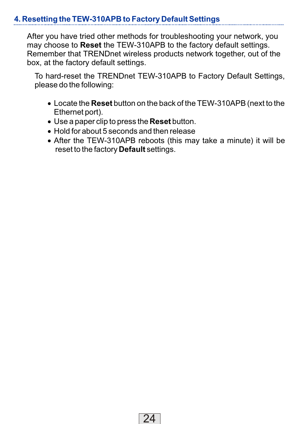 TRENDnet TEW-310APB User Manual | Page 24 / 46