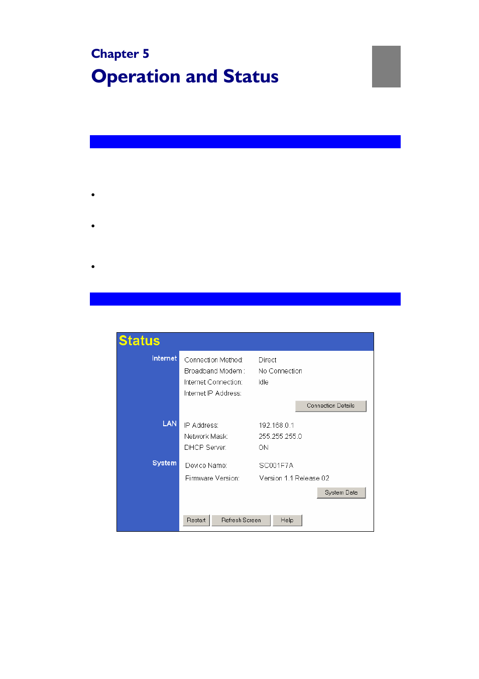 Operation and status | TRENDnet TW100-BRF114U User Manual | Page 42 / 99