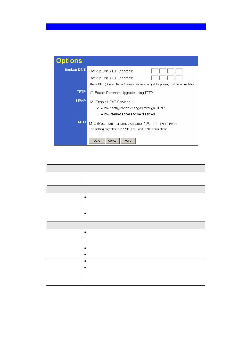 Options | TRENDnet TW100-BRF114U User Manual | Page 76 / 99