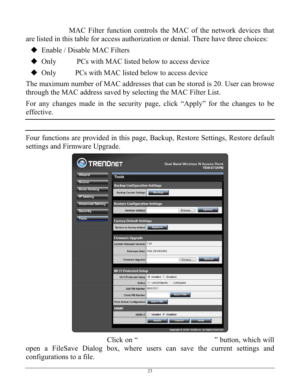 Tools | TRENDnet TEW-670APB User Manual | Page 31 / 42