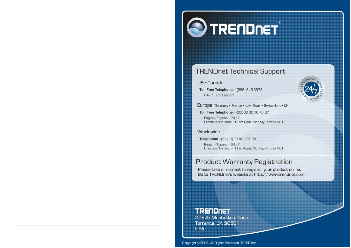 TRENDnet TW100 S4W1CA User Manual | Page 21 / 21