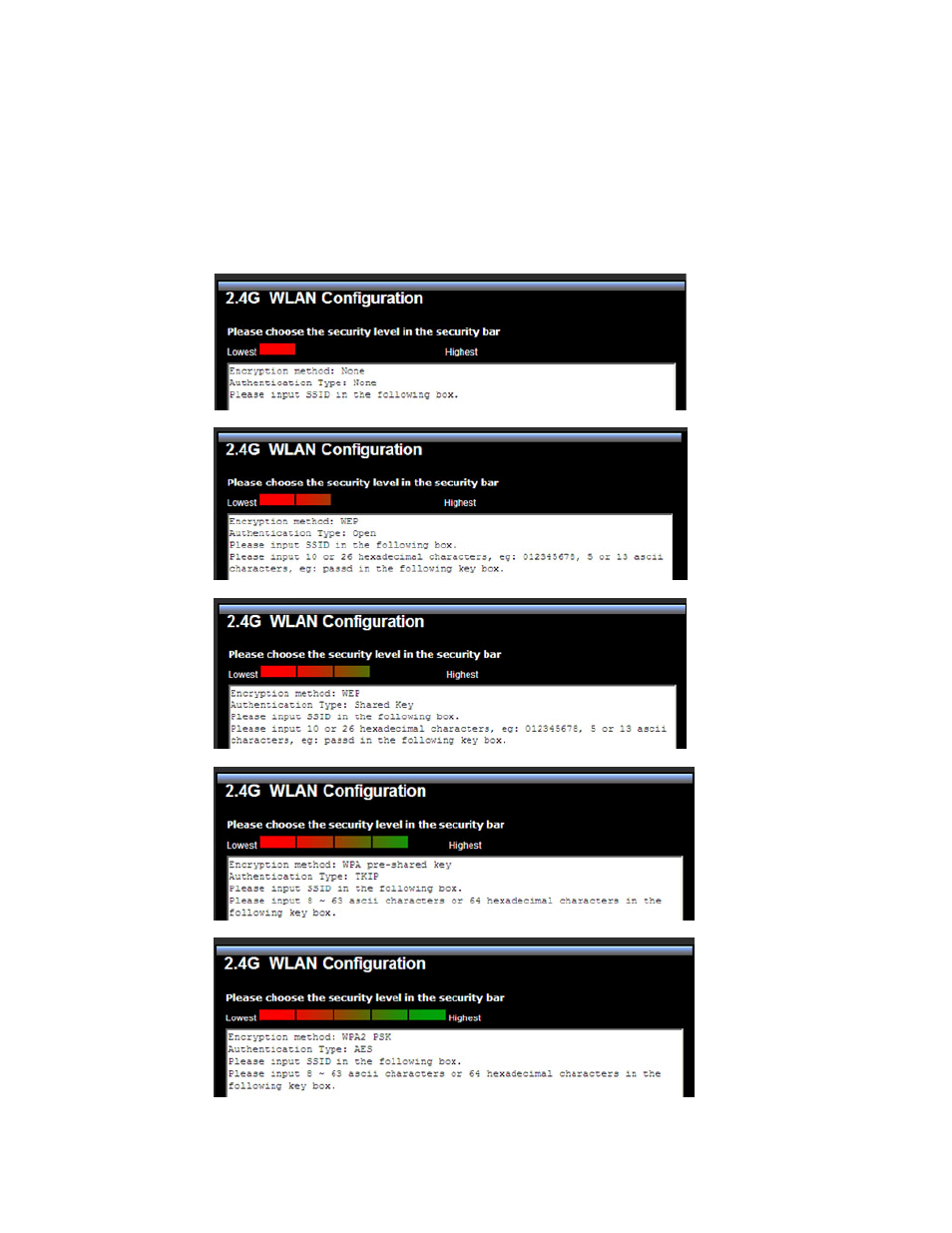 Wlan setups | TRENDnet TEW-671BR User Manual | Page 15 / 54