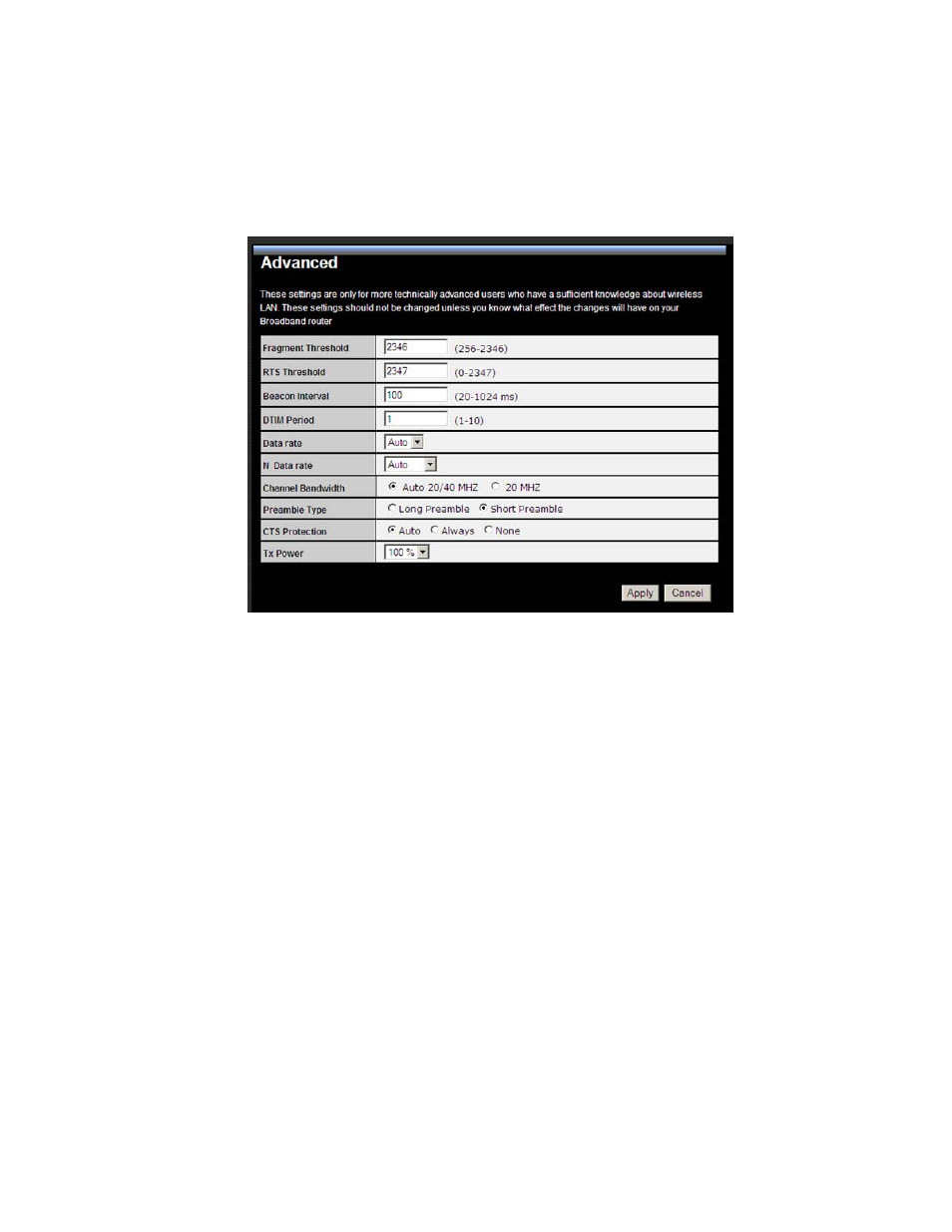 Advanced | TRENDnet TEW-671BR User Manual | Page 23 / 54